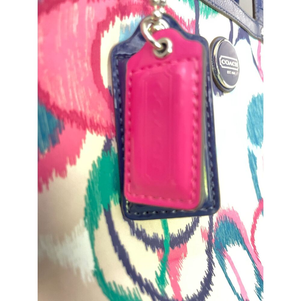 Coach Bag NWT Coach 2013 Vintage Ikat Scribble C Tote - Picture 4 of 9